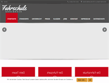Tablet Screenshot of fahrschule-guenebakan.de